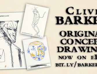 Clive Barker Drawings on Ebay!!!