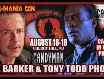 Clive Barker and Tony Todd at Monster Mania!