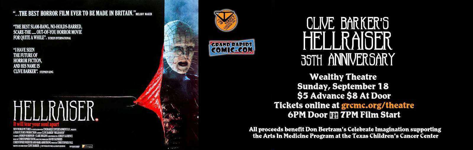 Charity Film Screening Clive Barker s Hellraiser 35th